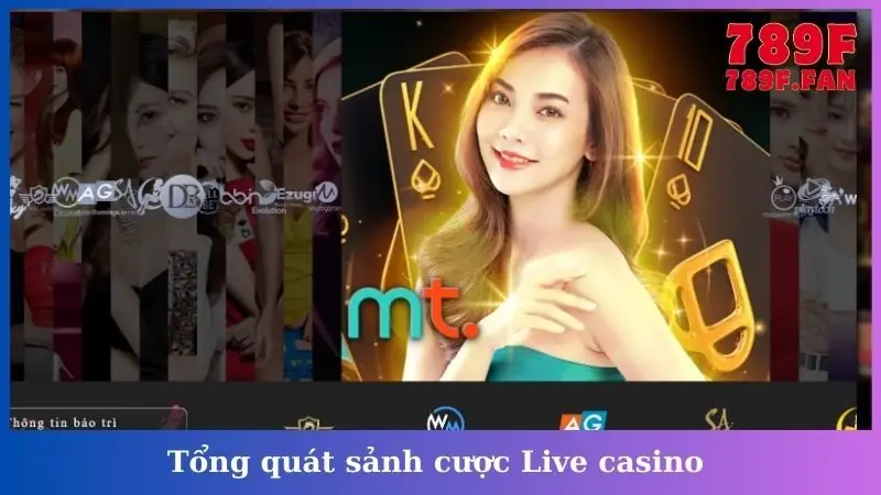 Tổng quát sảnh cược Live casino 